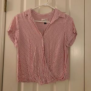 Universal Thread Striped Top with Collar